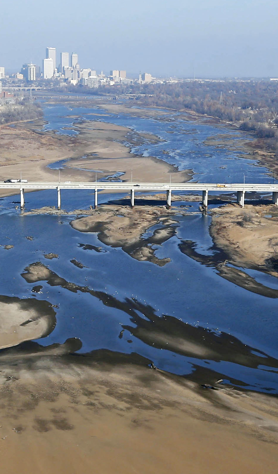 Water in the river
